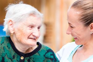 rythyms home care senior woman with young female family member