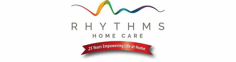 Rhythms Home Care 25 years logo for web