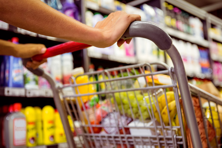 rhythms home care shopping cart in grocery store rhythms home care shopping cart in grocery store