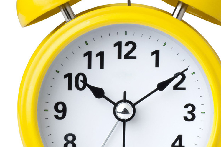 rhythms home care yellow alarm clock
